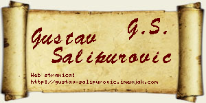 Gustav Šalipurović vizit kartica